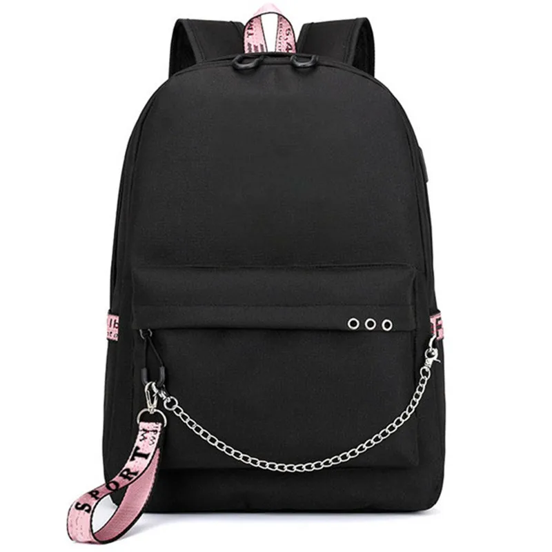 Fashion Famouse Band Korean Star Backpack School Bags Mochila Travel Bags Laptop Chain Backpack Headphone USB Port
Fashion Famouse Band Korean Star Backpack School Bags Mochila Travel Bags Laptop Chain Backpack Headphone USB Port