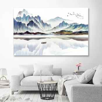 Mountain Fog Fly Bird Landscape Canvas Painting Abstract Large Size Poster Minimalist Nordic Posters and Prints Wall Art Chinese
Mountain Fog Fly Bird Landscape Canvas Painting Abstract Large Size Poster Minimalist Nordic Posters and Prints Wall Art Chinese