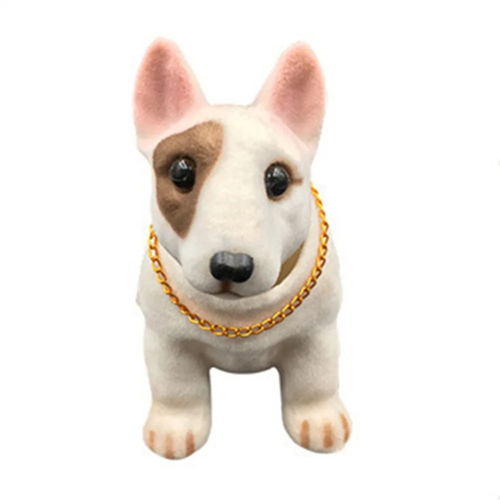 Shaking Head Lucky Dog Car Styling Nodding Dog Auto Dashboard Bull Terrier Doll Bobblehead Dog Car Ornament Rocking Head Toy Dog
Shaking Head Lucky Dog Car Styling Nodding Dog Auto Dashboard Bull Terrier Doll Bobblehead Dog Car Ornament Rocking Head Toy Dog