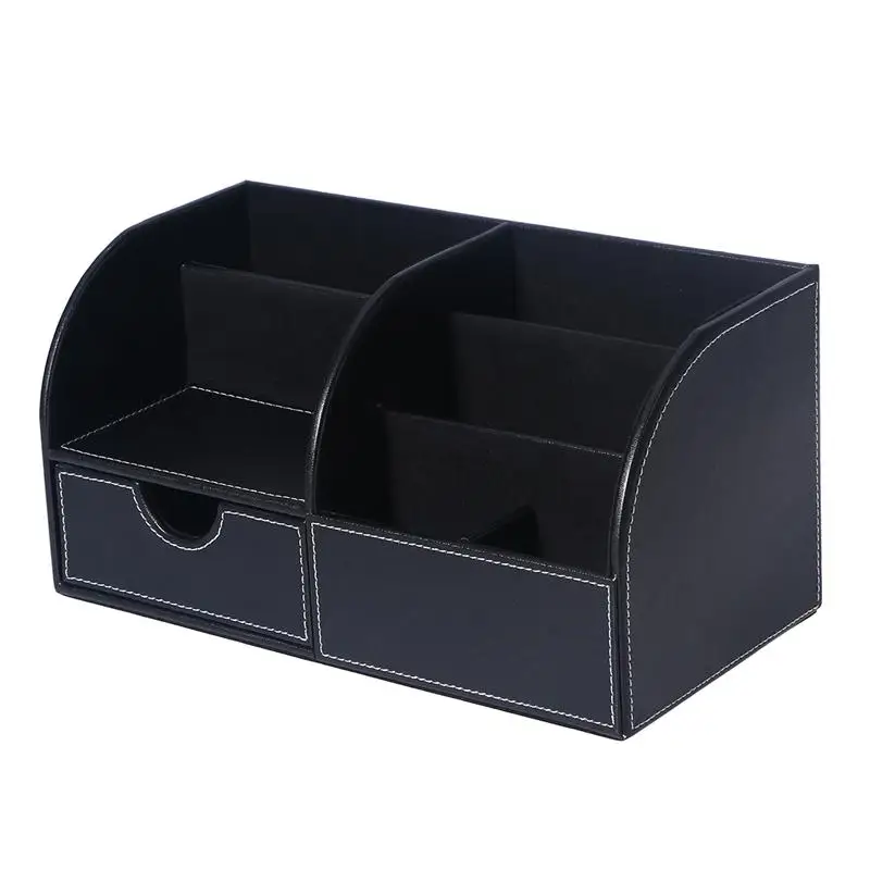 OUNONA Leather Desk Remote Controller Holder Organizer Home Sundries Makeup Storage Box
OUNONA Leather Desk Remote Controller Holder Organizer Home Sundries Makeup Storage Box