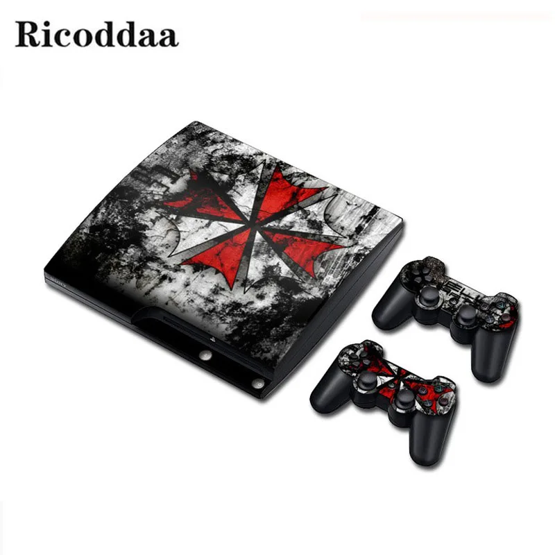 Biohazard Umbrella Style Vinyl Skin For PS3 Slim Skin Sticker for Sony PlayStation 3 Slim Console & 2 Controllers Game Accessory
Biohazard Umbrella Style Vinyl Skin For PS3 Slim Skin Sticker for Sony PlayStation 3 Slim Console & 2 Controllers Game Accessory