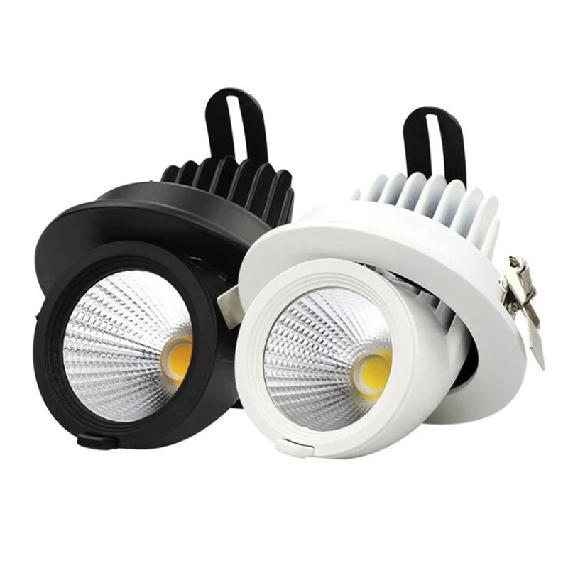 Dimmable LED downlight light 10W 15W 20W 30W Adjustable 360 led light Warm /Natural /Cold Trunk Ceiling Spot Light cob AC85-260V
Dimmable LED downlight light 10W 15W 20W 30W Adjustable 360 led light Warm /Natural /Cold Trunk Ceiling Spot Light cob AC85-260V