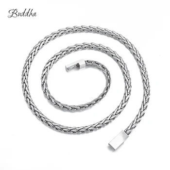 Buddha Necklace 316L Stainless Steel Chain Necklace Width 5.5mm, 60cm Length Round Link Chain Stainless Steel Jewelry Wholesale
Buddha Necklace 316L Stainless Steel Chain Necklace Width 5.5mm, 60cm Length Round Link Chain Stainless Steel Jewelry Wholesale