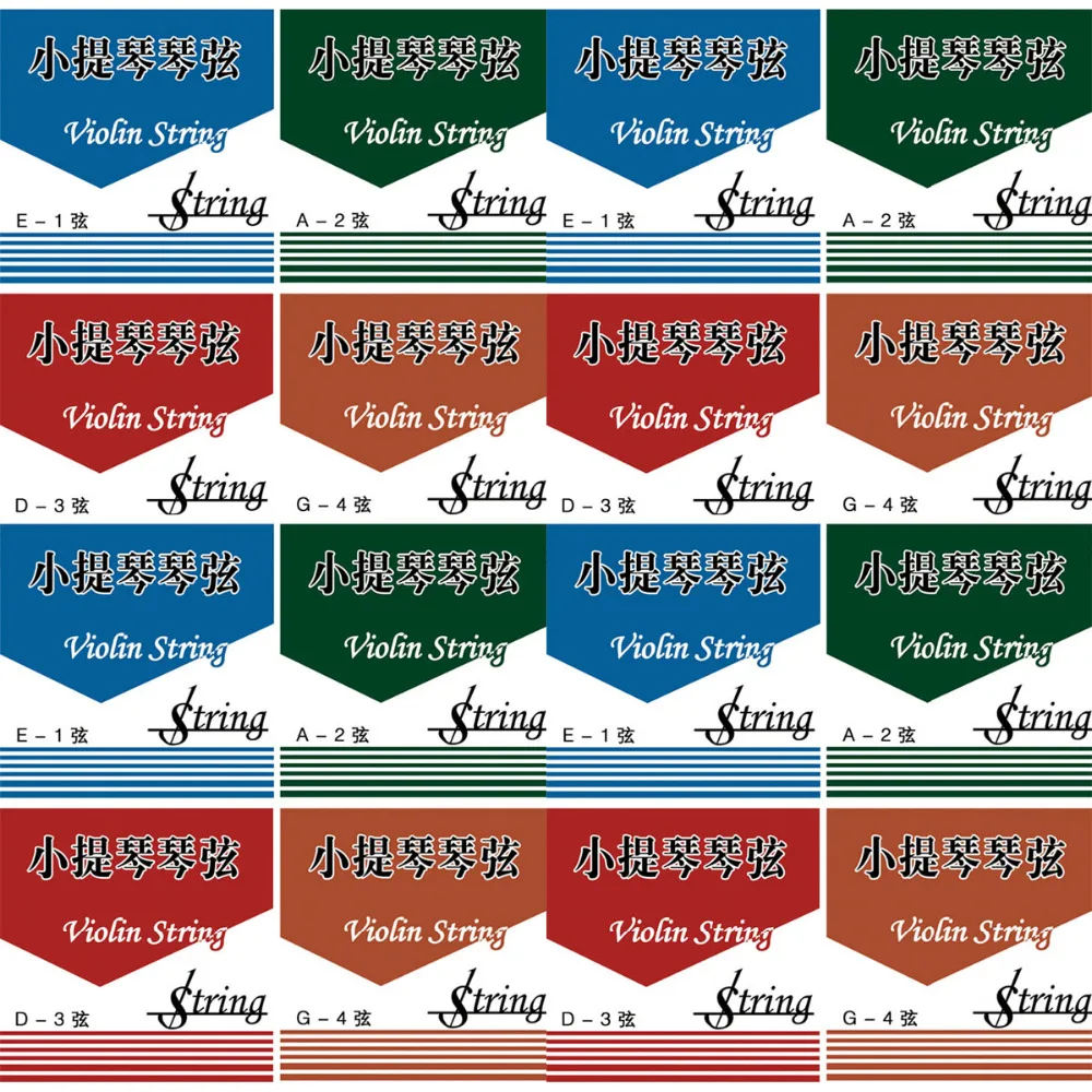 4 Full Sets Violin String Strings (G-D-A-E) for 4/4 - 3/4 Size Beginner Student Replacement
4 Full Sets Violin String Strings (G-D-A-E) for 4/4 - 3/4 Size Beginner Student Replacement
