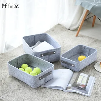 1Pcs Rectangle Felt Desktop Storage Basket Laundry Box For Dirty Clothes Toys Sundries Underwear Clothing Cosmetics Storage Box
1Pcs Rectangle Felt Desktop Storage Basket Laundry Box For Dirty Clothes Toys Sundries Underwear Clothing Cosmetics Storage Box