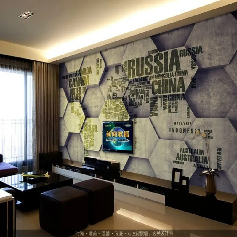 Beibehang китайская карта обои для гостиной 3d настенная роспись ТВ Настройка фото papel