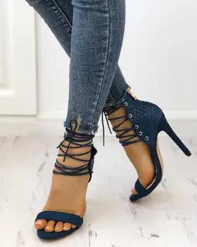 2019 New Stylish Peep Toe Lace-up Stiletto Sandals Thin High heel shoes for Woman in snakeskin pattern Solid Color Summer Shoe
2019 New Stylish Peep Toe Lace-up Stiletto Sandals Thin High heel shoes for Woman in snakeskin pattern Solid Color Summer Shoe