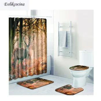 Free Shipping 4pcs Elk In Forest Casa De Banho Banyo Bathroom Carpet Bathmat Set Non Slip Tapis Salle De Bain Alfombra Bano
Free Shipping 4pcs Elk In Forest Casa De Banho Banyo Bathroom Carpet Bathmat Set Non Slip Tapis Salle De Bain Alfombra Bano