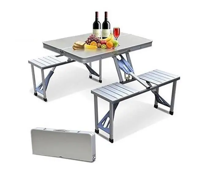 camping folding table and chairs