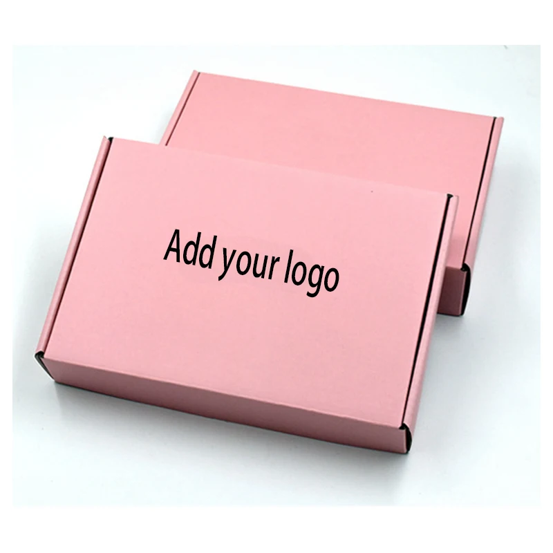 100PCS/lot Custom Pink Corrugated paper box printed multi colors logo shipping mailer wholesale boxes Printing Logo
100PCS/lot Custom Pink Corrugated paper box printed multi colors logo shipping mailer wholesale boxes Printing Logo