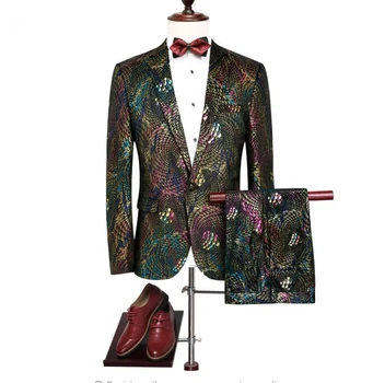 Jacket+Pant 2019 Spring Men's Suit Slim Fit Fashion Casual Wedding Dress Suits Man Business Men Coat Blazer Size M-4XL
Jacket+Pant 2019 Spring Men's Suit Slim Fit Fashion Casual Wedding Dress Suits Man Business Men Coat Blazer Size M-4XL