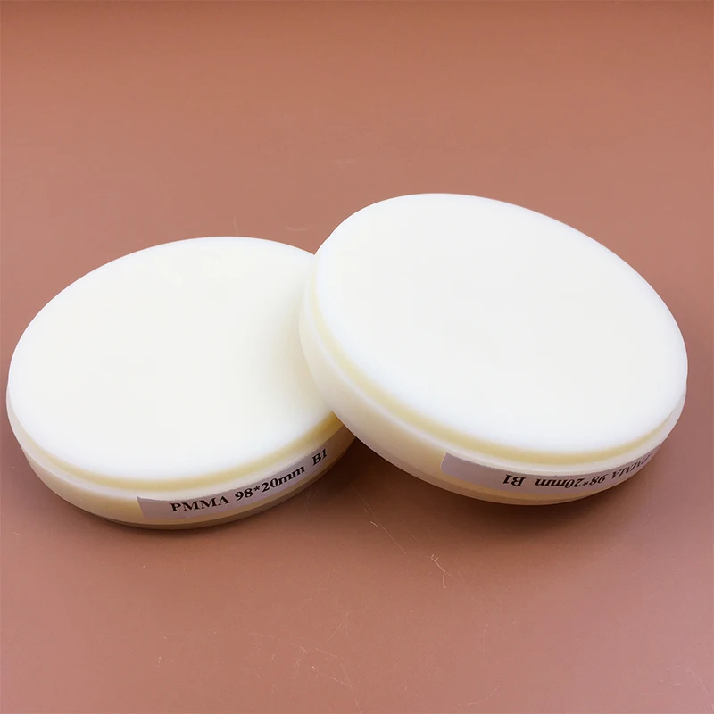 20 Pieces/lot OD98*14mm Dental Lab Material Dental Pmma Disk For CAD CAM Wieland Milling System PMMA Blanks A0 A1 A2 A3
20 Pieces/lot OD98*14mm Dental Lab Material Dental Pmma Disk For CAD CAM Wieland Milling System PMMA Blanks A0 A1 A2 A3