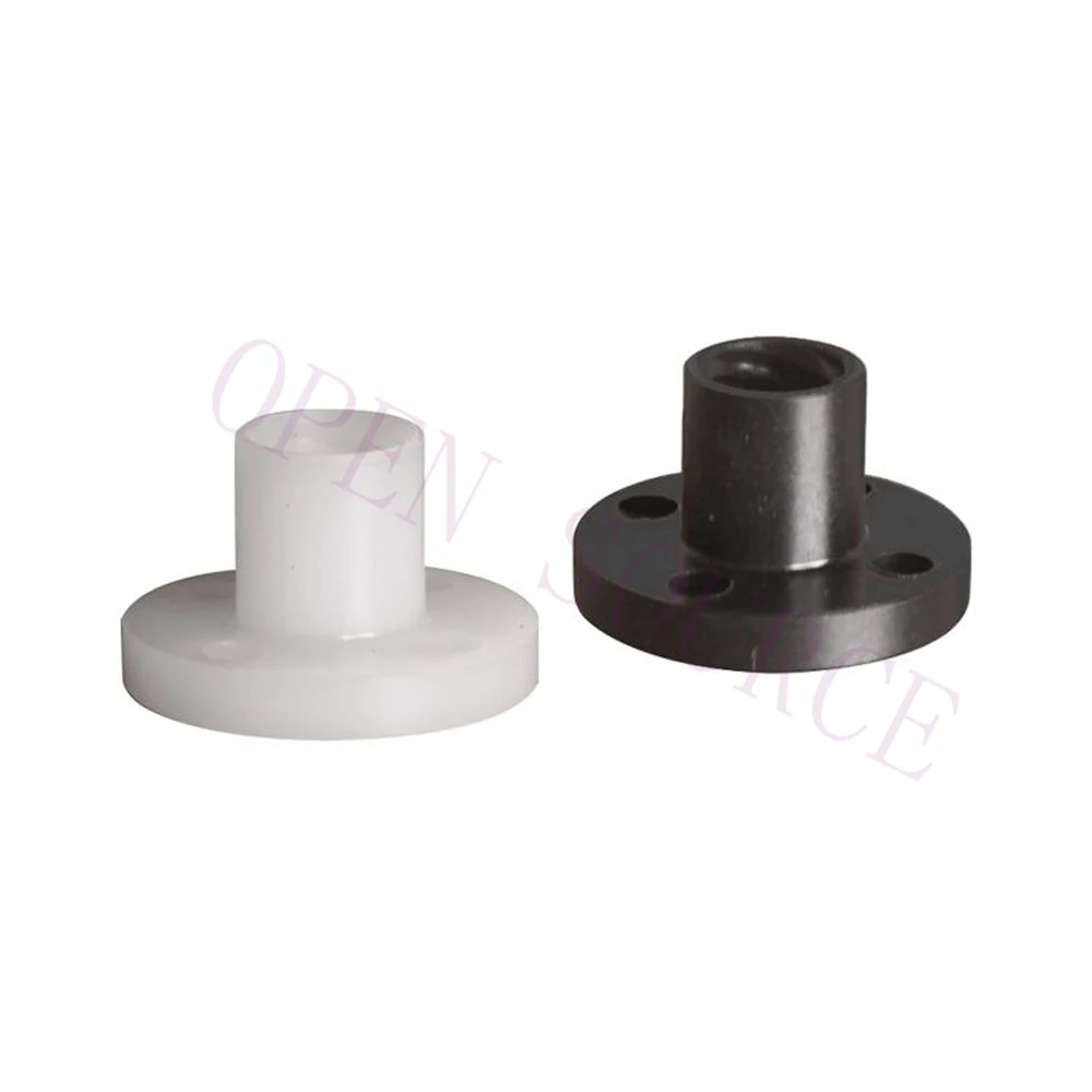 5pcs Black Or White T8 lead screw POM nut Delrin Nut for 8mm Threaded Rods, Prusa i3 3D Printer Z axis trapezoid motor nut
5pcs Black Or White T8 lead screw POM nut Delrin Nut for 8mm Threaded Rods, Prusa i3 3D Printer Z axis trapezoid motor nut