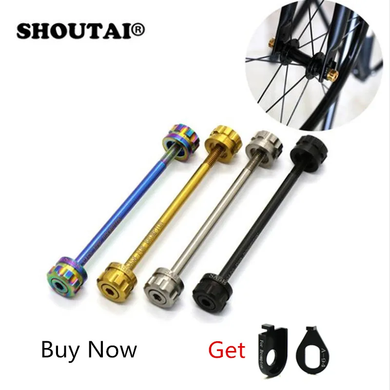Ultralight Bicycle TC4 titanium alloy Quick Release Hub Bike Cycling Lever Skewer For Brompton Bicycle Parts
Ultralight Bicycle TC4 titanium alloy Quick Release Hub Bike Cycling Lever Skewer For Brompton Bicycle Parts