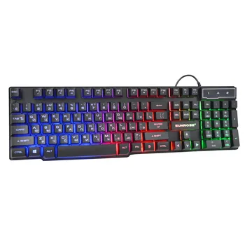 Mechanical Feeling Keyboard Backlit 104 Keys Blue Red Green Switch Russian Gaming Keyboards for Desktop Russian sticker 520#3
Mechanical Feeling Keyboard Backlit 104 Keys Blue Red Green Switch Russian Gaming Keyboards for Desktop Russian sticker 520#3