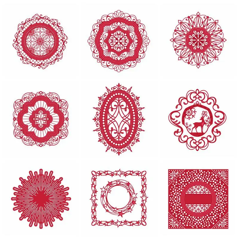 Festive Frames Metal Cutting Dies Stencil for DIY Scrapbooking Photo Album Embossing Paper Card Making Decorative Craft Die Cuts
Festive Frames Metal Cutting Dies Stencil for DIY Scrapbooking Photo Album Embossing Paper Card Making Decorative Craft Die Cuts
