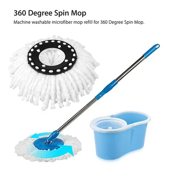 Newly Designed Mop Head Replacement 360-degree Rotating White Cleaner Machine Washable Spin Durable Mop Accessory Cleaning Tool
Newly Designed Mop Head Replacement 360-degree Rotating White Cleaner Machine Washable Spin Durable Mop Accessory Cleaning Tool