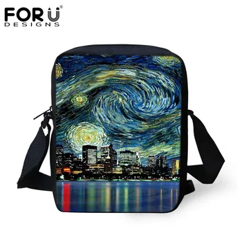 FORUDESIGNS History Of Art Famous Painting Mini Messenger Bag for Women Da Vinci/Van Gogh Ladies Crossbody Bags Child Kids Gifts 
FORUDESIGNS History Of Art Famous Painting Mini Messenger Bag for Women Da Vinci/Van Gogh Ladies Crossbody Bags Child Kids Gifts