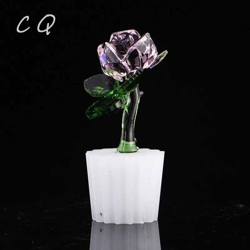 3 Colors Crystal Rose Flower Figurines Glass Ornament With White jade Base Unfading Bouquet Sculpture Ornament Home Table Decor
3 Colors Crystal Rose Flower Figurines Glass Ornament With White jade Base Unfading Bouquet Sculpture Ornament Home Table Decor