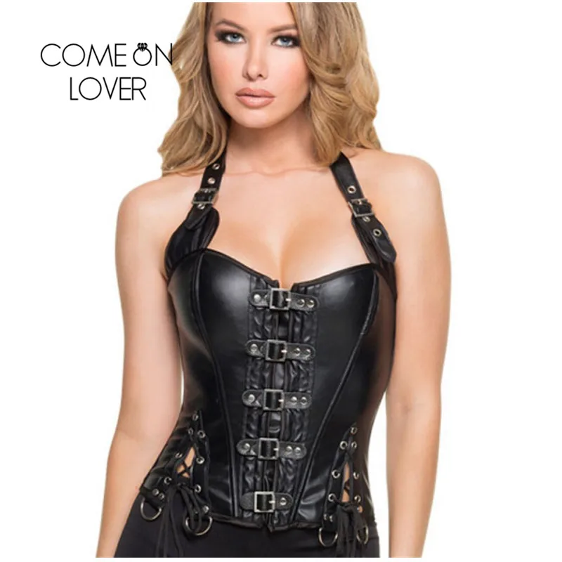 Фото AI2225 Comeonlover Лидер продаж Двухцветный корсет в стиле стимпанк высококачественный