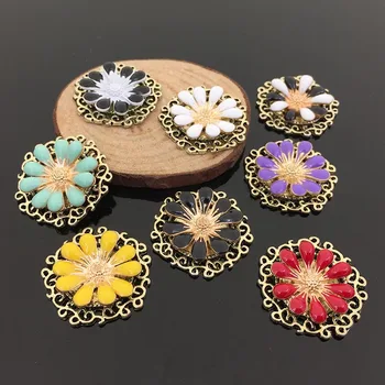 2016New 60Pcs Enamel Daisy Retro Alloy Buttons Flatback Embellishment button DIY accessories HZ277
2016New 60Pcs Enamel Daisy Retro Alloy Buttons Flatback Embellishment button DIY accessories HZ277