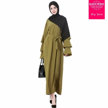 2018 muslim Adult the newest Acetate Robe Musulmane Turkish Abaya Muslim Dress ruffle sleeve Robes Arab Worship Service WJ1741
2018 muslim Adult the newest Acetate Robe Musulmane Turkish Abaya Muslim Dress ruffle sleeve Robes Arab Worship Service WJ1741