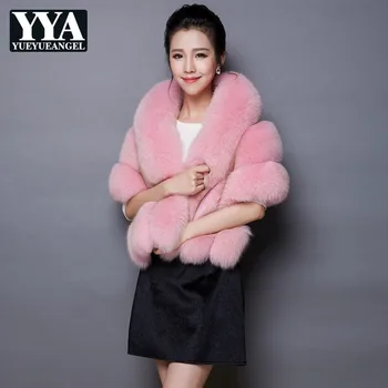 2019 New Arrival Winter Women Short Coats Faux Fox Fur Woman Capes Vest Streetwear Slim Fit Outwear Elegant Party Ladies Coats
2019 New Arrival Winter Women Short Coats Faux Fox Fur Woman Capes Vest Streetwear Slim Fit Outwear Elegant Party Ladies Coats