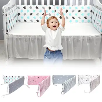 Hot Nordic Stars Design Baby Bed Thicken Bumpers One-piece Breathable Crib Around Cushion Cot Protector Pillows Newborns Room
Hot Nordic Stars Design Baby Bed Thicken Bumpers One-piece Breathable Crib Around Cushion Cot Protector Pillows Newborns Room
