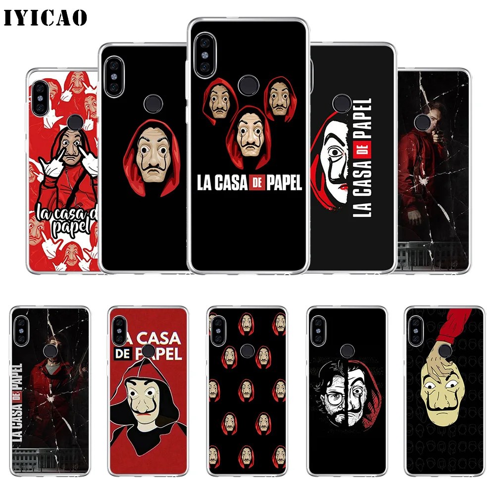 IYICAO La Casa De Papel Soft Silicone Phone Case for Xiaomi Redmi 4A 5A 6A Note 7 6 5 Pro Plus Redmi 4X 5A Prime Cover
IYICAO La Casa De Papel Soft Silicone Phone Case for Xiaomi Redmi 4A 5A 6A Note 7 6 5 Pro Plus Redmi 4X 5A Prime Cover