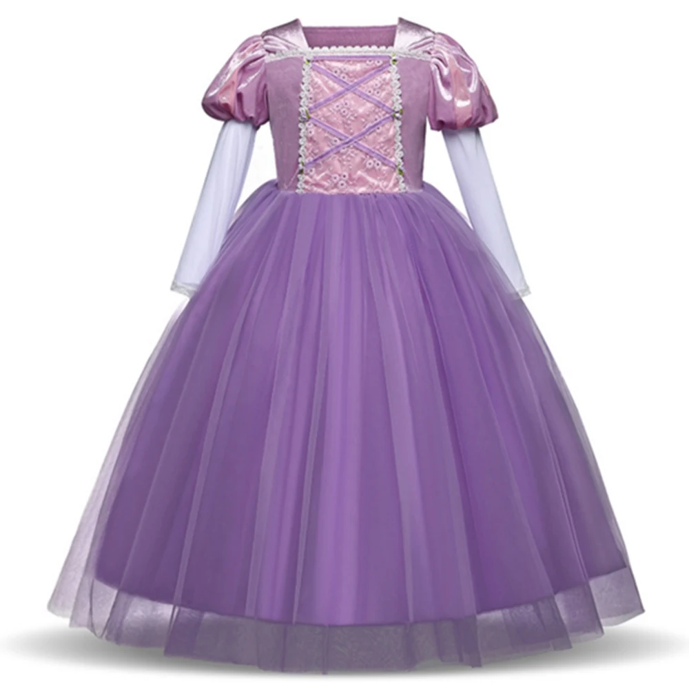 FINDPITAYA Girls Rapunzel Dress Long Puff Sleeve Sofia Ball Gown Children Kids Birthday Carnival Party Princess Cosplay Costume
FINDPITAYA Girls Rapunzel Dress Long Puff Sleeve Sofia Ball Gown Children Kids Birthday Carnival Party Princess Cosplay Costume
