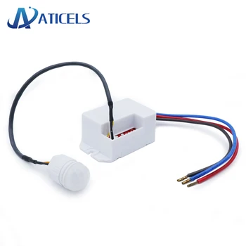 Mini 110-240V Infrared Motion Sensor switch Recessed PIR Sensor Detector 800W load 8M max detection distance
Mini 110-240V Infrared Motion Sensor switch Recessed PIR Sensor Detector 800W load 8M max detection distance
