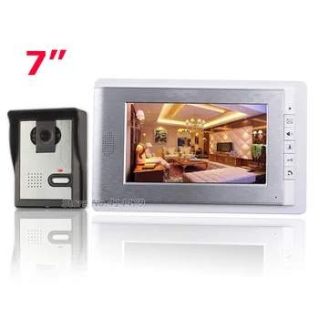 Home 7 inch LCD Color Video doorphone Speakerphone Intercom Access Control System IR Weatherproof Camera
Home 7 inch LCD Color Video doorphone Speakerphone Intercom Access Control System IR Weatherproof Camera