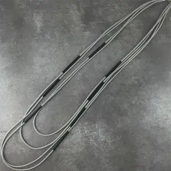 Trendy Fashion Al. Pipe Multi Black Gold Rubber Rope Necklace Sweater Long Chain Jewelry For Women Girl Office Lady
Trendy Fashion Al. Pipe Multi Black Gold Rubber Rope Necklace Sweater Long Chain Jewelry For Women Girl Office Lady