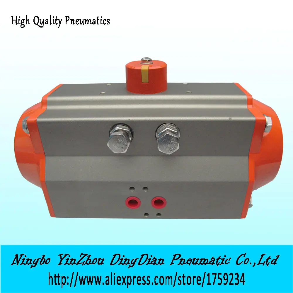 Double acting aluminum material pneumatic rotary actuator for ball valve butterfly valve AT-100D
Double acting aluminum material pneumatic rotary actuator for ball valve butterfly valve AT-100D