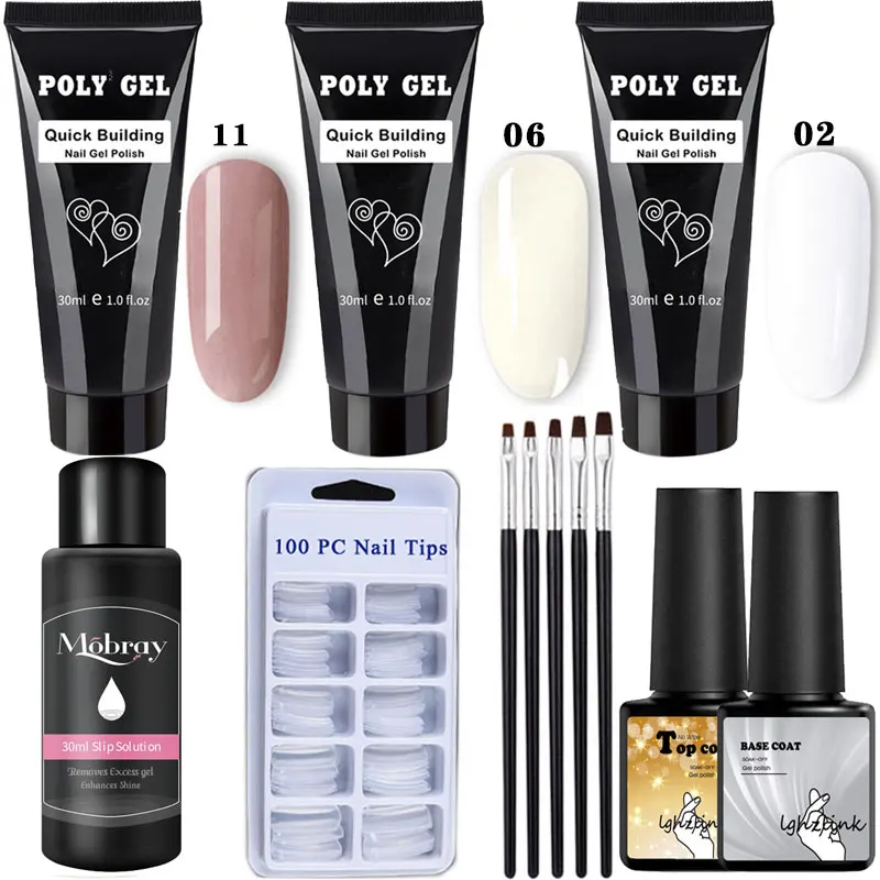 30g 8PCS/SET Polygel Nail Acrylic Poly Gel Builder Gel Tips Enhancement Slip Solution Quick nail growth Extension Gel nails art
30g 8PCS/SET Polygel Nail Acrylic Poly Gel Builder Gel Tips Enhancement Slip Solution Quick nail growth Extension Gel nails art
