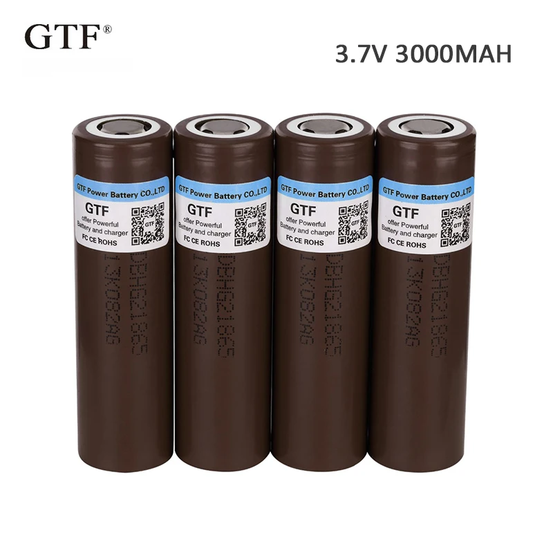 4pcs 100% Original HG2 3.7V 3000mah 18650 Battery Li-ion Rechargeable Battery flashlight battery Lighting Tools
4pcs 100% Original HG2 3.7V 3000mah 18650 Battery Li-ion Rechargeable Battery flashlight battery Lighting Tools