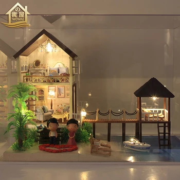 XXXG DIY cottage Maldives handmade toy house model building villa birthday gift girl
XXXG DIY cottage Maldives handmade toy house model building villa birthday gift girl