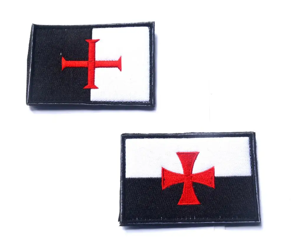 Knight Templar Flag patch Embroidery Patches Badges Emblem military Army 8*5cm Accessory Hoop and Loop Tactical Morale
Knight Templar Flag patch Embroidery Patches Badges Emblem military Army 8*5cm Accessory Hoop and Loop Tactical Morale