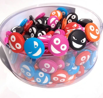 FUNNY Face grimace Tennis racket Vibration Dampener Silicone tennis racket Dampener/shock absorber for tennis racket 50 pcs 
FUNNY Face grimace Tennis racket Vibration Dampener Silicone tennis racket Dampener/shock absorber for tennis racket 50 pcs