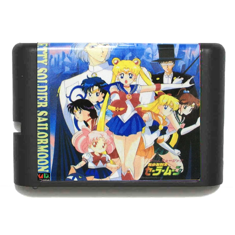 Pretty Soldier Sailor Moon for 16 bit Sega MD Game Card for Mega Drive for Genesis US PAL Version Video Game Console
Pretty Soldier Sailor Moon for 16 bit Sega MD Game Card for Mega Drive for Genesis US PAL Version Video Game Console