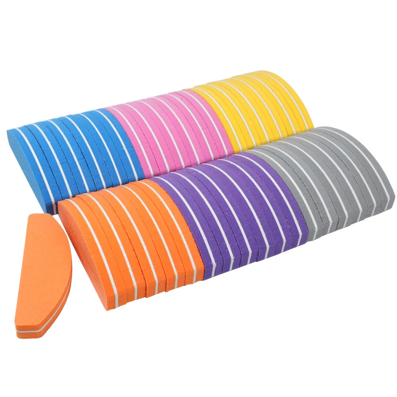 100Pcs Mini Boat Nail Buffer Double Sided Nail File Curved Sanding Sponge Nail Art Tips Cuticle Remover Manicure Beauty Tools
100Pcs Mini Boat Nail Buffer Double Sided Nail File Curved Sanding Sponge Nail Art Tips Cuticle Remover Manicure Beauty Tools
