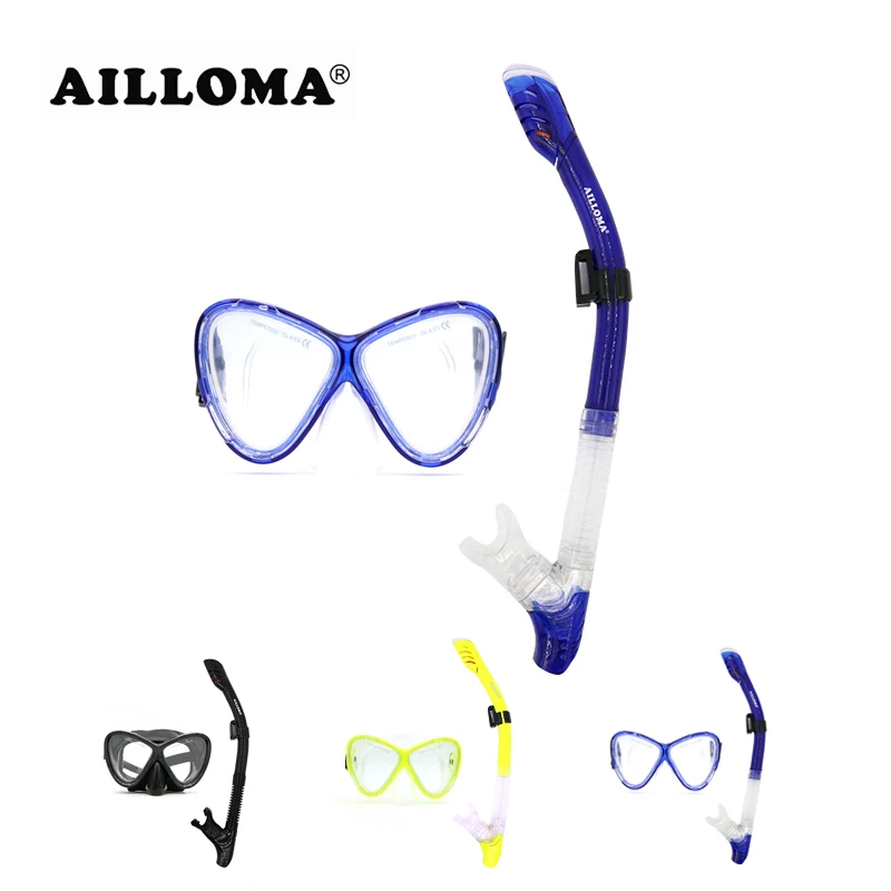 AILLOMA Scuba Diving Mask Set Silicone Equipment Full Dry Snorkel Swimming Snorkeling Anti-Fog Goggles Dive Eyewear Tube Set
AILLOMA Scuba Diving Mask Set Silicone Equipment Full Dry Snorkel Swimming Snorkeling Anti-Fog Goggles Dive Eyewear Tube Set