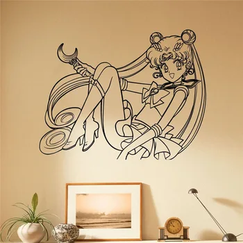 Sailor Moon Wall Sticker Manga Anime Vinyl Sticker Japanese Home Interior Bedroom Decor Mural Door Sticker Housewares
Sailor Moon Wall Sticker Manga Anime Vinyl Sticker Japanese Home Interior Bedroom Decor Mural Door Sticker Housewares