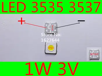 50pcs LED Backlight LED 3535 3537 Cool white High Power 1W 3V LED TV Backlight For SAMSUNG LED LCD TV Backlight Application
50pcs LED Backlight LED 3535 3537 Cool white High Power 1W 3V LED TV Backlight For SAMSUNG LED LCD TV Backlight Application