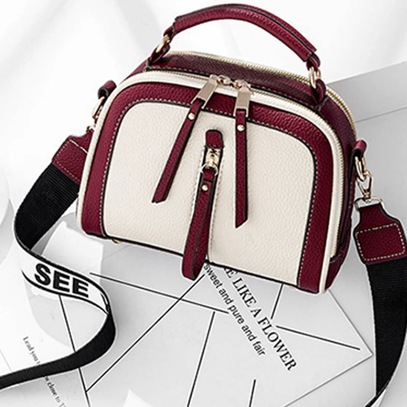 FGGS-Color Matching Wild Messenger Bag Shoulder Bag Fashion Wide Shoulder Fairy Bag Small Square Bag
FGGS-Color Matching Wild Messenger Bag Shoulder Bag Fashion Wide Shoulder Fairy Bag Small Square Bag