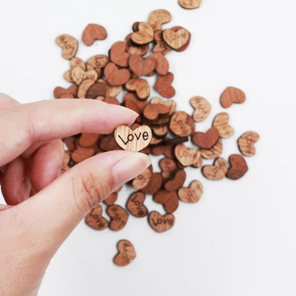 100Pcs/pack Wedding Decoration Wooden Love Heart Shape for Weddings Plaques Art Craft Embellishment Sewing Decoration Buttons
100Pcs/pack Wedding Decoration Wooden Love Heart Shape for Weddings Plaques Art Craft Embellishment Sewing Decoration Buttons