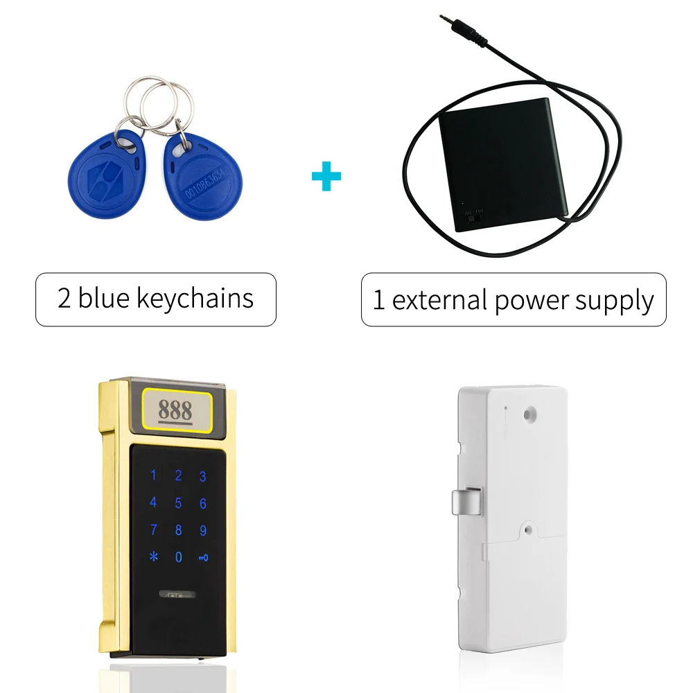 

NEW Wireless keyless Touch Keypad Password RFID Card Key Metal Digital Electronic Sauna Cabinet locker lock
