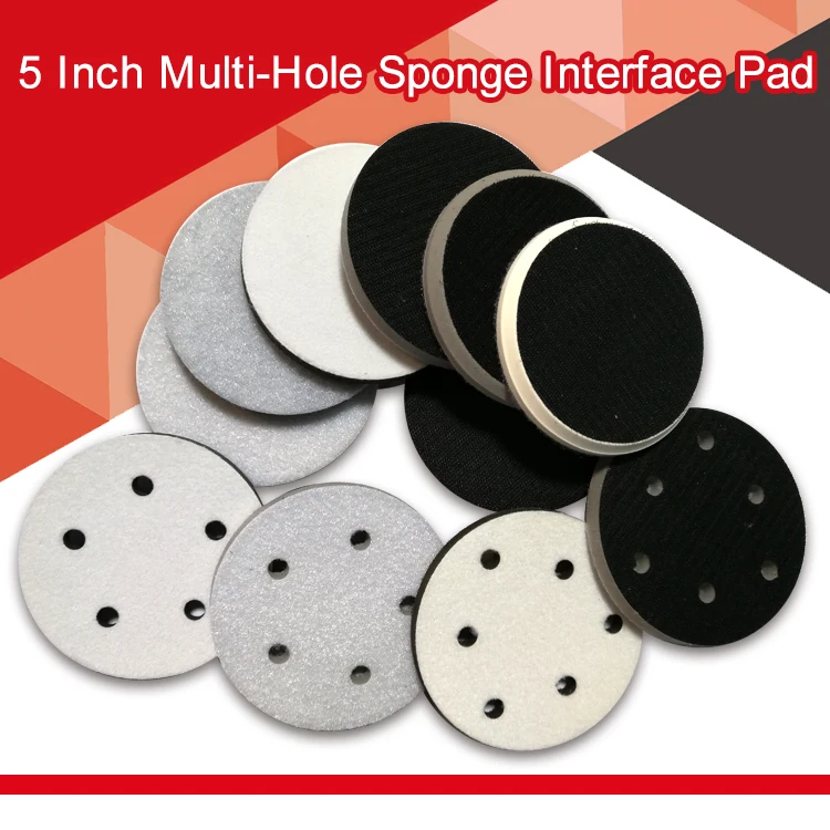5 inch 125mm Sponge Interface Pad Polishing Pad for Sander Backing Pad Abrasive Tools Accessories Protection - Hook and Loop
5 inch 125mm Sponge Interface Pad Polishing Pad for Sander Backing Pad Abrasive Tools Accessories Protection - Hook and Loop
