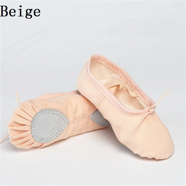 fan wu fang 2017 New 7 Color Canvas Soft Ballet Dance Shoes Yoga Shoes Children Girls Women Slippers According The CM To Buy 18