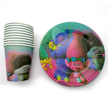 Boy Favors Trolls Theme 7 inch Plates Baby Shower Decoration Disposable Tableware Set Happy Birthday Party Cups 60pcs/pack
Boy Favors Trolls Theme 7 inch Plates Baby Shower Decoration Disposable Tableware Set Happy Birthday Party Cups 60pcs/pack